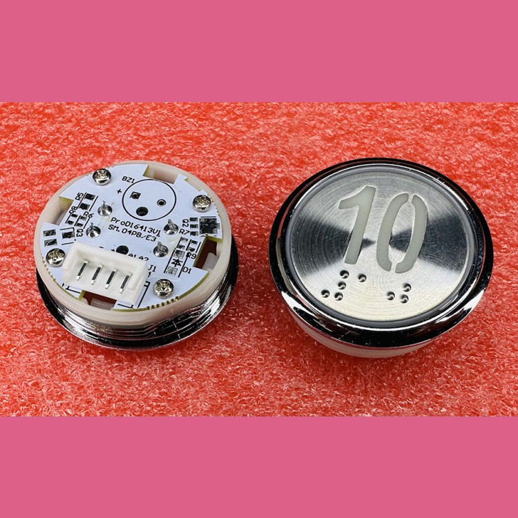 Кнопочный модуль "10" с кодом Брайля SM.04PB/E3 STEP KOYO