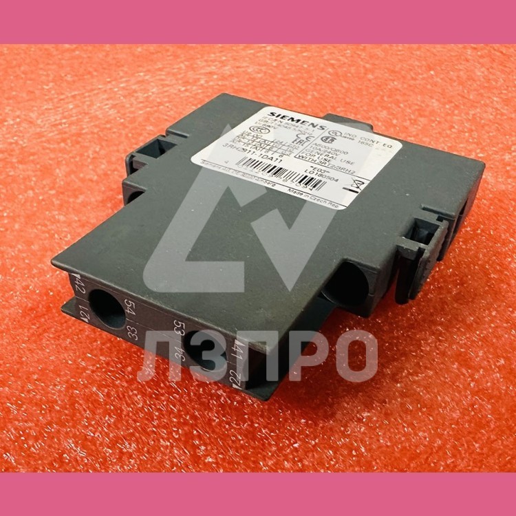 Блок дополнительных контактов 1NO+1NC 3RH2911-1DA11 Siemens