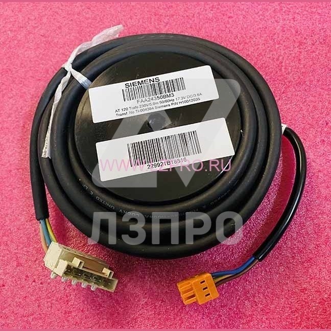 Трансформатор AT-120 230V/5.0m 50/60Hz 17.3V DC/3.6A FAA24350BM3 Siemens
