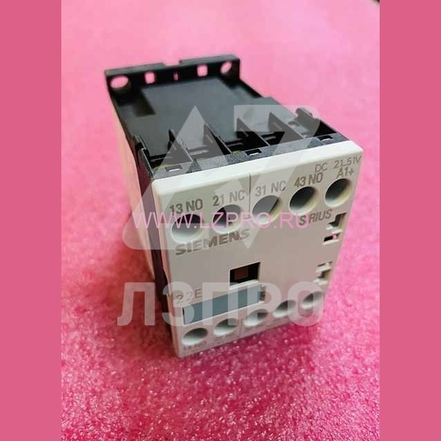 Контактор вспомогательный DC 21-51V 6A 22E 2NO+2NC 3RH1122-1MB40 Siemens